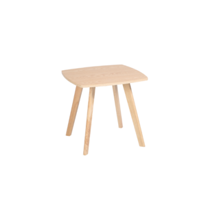 Solid wooden leg tea table